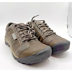 Keen Austin Men's 7M Gargoyle Gray‎ Leather Low-Top Sneakers 1016828 New Lace Up